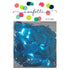 Metallic Caribbean Blue Foil Confetti Circles 2cm 28g