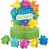 Paint Splatter Honeycomb Centrepiece Each