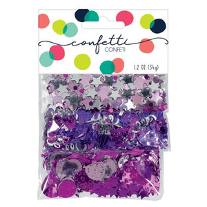 Decorations - Centerpiece & Confetti Pink Birthday Celebration Confetti 34g