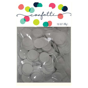 Decorations - Centerpiece & Confetti White Tissue Paper Confetti Circles 2cm 28g