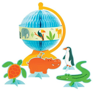 Decorations - Centerpiece & Confetti World Adventure Honeycomb Centrepiece Each