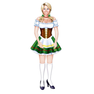 Decorations - Cutouts Cardstock Oktoberfest Fraulein 97cm