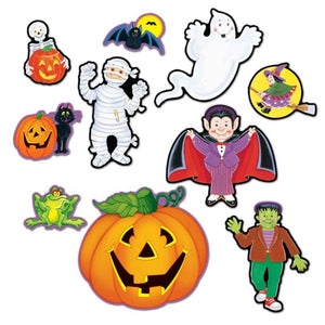 Decorations - Cutouts Halloween Cutouts 10pk