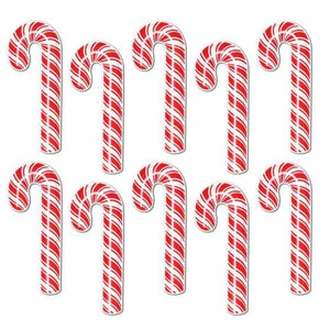 Decorations - Cutouts Mini Candy Cane Cutouts 19cm 10pk