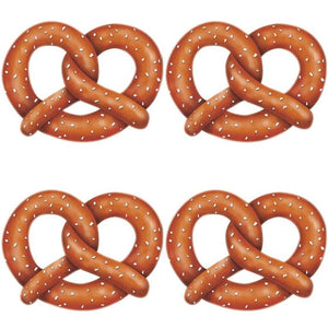 Decorations - Cutouts Pretzel Cutouts 28cm 4pk