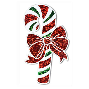 Decorations - Cutouts Prismatic Candy Cane Cutouts 41cm Each