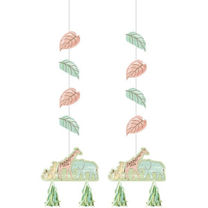 Decorations - Cutouts Safari Baby Hanging Cutouts 2pk