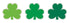 Shamrocks Mini Cutouts 6cm Value Pack