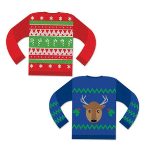 Decorations - Cutouts Ugly Sweater Cutouts 37cm 2pk