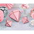 Blush Wedding 3D Table Foil Decorations 3pk