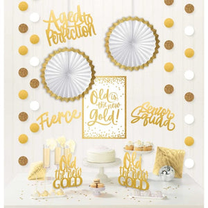 Decorations - Decorating Kit Over The Hill Golden Age Room Decorating Kit