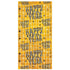 Happy New Year Metallic Square Curtain 183cm x 91cm Each