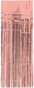 Metallic Rose Gold Door Curtain 91.4cm x 2.43m Each