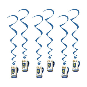 Decorations - Hanging Swirls Oktoberfest Whirls 6pk