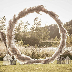 Decorations - Props Botanical Wedding Rose Gold Moongate Hoop Each