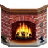 Brick Fireplace Stand Up Prop 93cm x 63cm Each