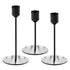 Contemporary Wedding Candle Holders 3pk