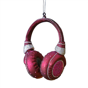 Decorations - Props Merry & Bright Novelty Headphone Hanging Tree Decoration 9.5cm x 4.8cm Each