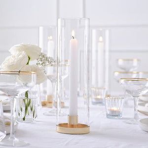 Decorations - Props Modern Luxe Hurricane Candle Holder 28cm x 8.3cm Each