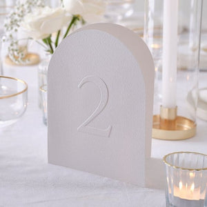 Decorations - Props Modern Luxe Table Numbers 12pk