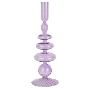 Decorations - Props Pastel Wave Lilac Candle Holder Each