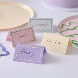 Decorations - Props Pastel Wave Place Cards 10pk