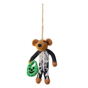 Decorations - Props Pumpkin Spice Felt Skeleton Bear Hanging Tree Decoration