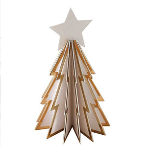 Decorations - Props White Christmas Christmas Tree Place Cards FSC 7.5cm 6pk