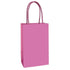Bright Pink Paper Kraft Bag 21cm x 13cm x 8cm 8pk