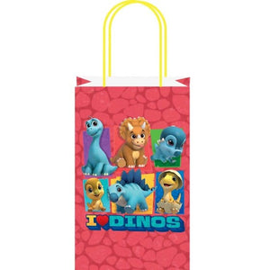 Games & Favors - Favor Boxes, Treat & Loot Bags Dino Ranch Paper Kraft Bags 21cm x 13cm x 8cm 8pk