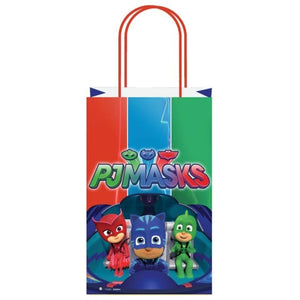 Games & Favors - Favor Boxes, Treat & Loot Bags PJ Masks Paper Kraft Bags FSC 21cm x 13cm x 8cm 8pk