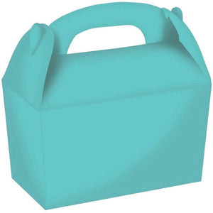 Games & Favors - Favor Boxes, Treat & Loot Bags Robin's Egg Blue Gable Boxes FSC 15cm x 17.5cm x 10cm 4pk