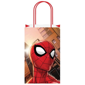 Games & Favors - Favor Boxes, Treat & Loot Bags Spider-Man Webbed Wonder Paper Kraft Bags FSC 21cm x 13cm x 8cm 8pk