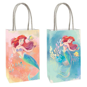 Games & Favors - Favor Boxes, Treat & Loot Bags The Little Mermaid Paper Kraft Bags 8pk