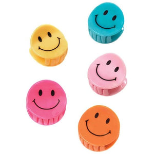 Games & Favors - Favors, Activity Kit & Stickers Smiley Hairclips 6pk