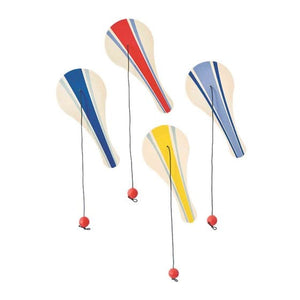 Games & Favors - Favors, Activity Kit & Stickers Stripe Paddle Ball 12pk