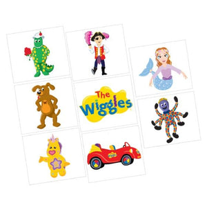 Games & Favors - Favors, Activity Kit & Stickers The Wiggles Party Tattoo Favors 8pk