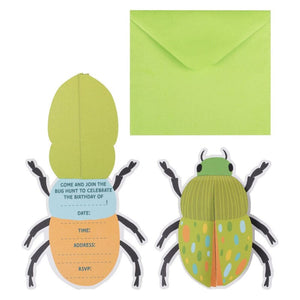 Games & Favors - Invitations & Thank You Cards Bugging Out Party Invitations 16cm x 14cm 5pk