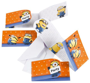 Games & Favors - Invitations & Thank You Cards Minions Invitations 6pk