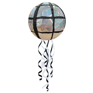 Games & Favors - Pinatas & Party Game Good Vibes 70's Disco Ball 3D Shape Pinata Each