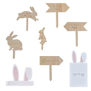 Games & Favors - Pinatas & Party Game Hey Bunny Easter Egg Hunt Kit FSC