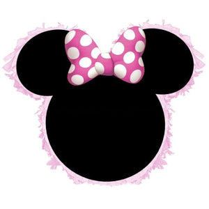 Games & Favors - Pinatas & Party Game Minnie Mouse 2D Shape Pull String Pinata 40cm x 34cm x 9cm Each