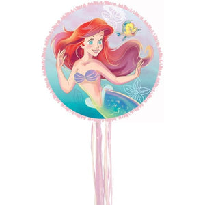 Games & Favors - Pinatas & Party Game The Little Mermaid Expandable Pull String Drum Pinata Each