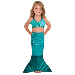 Girls Costume Mermaid Teal Girl's Costume