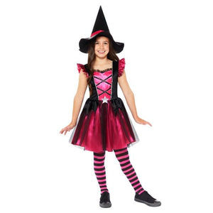 Girls Costume Pink Witch Girls Costume