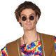 Glasses & Sunnies 70s Hippie Black Sunglasses