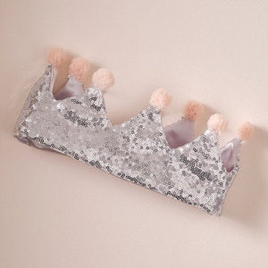 Hats & Headwear - Halos, Crown & Tiara Fancy Dress Princess Silver Crown