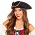 Black & Gold Pirate Hat