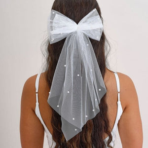 Hats & Headwear - Hats & Helmets Hen Party Pearl Bow 46cm Each