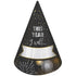 New Year's Eve Resolution This Year I will - Fill In Cone Hats 22cm 8pk